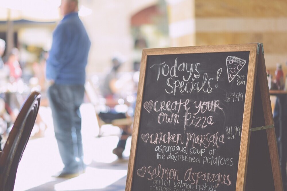 restaurant menu