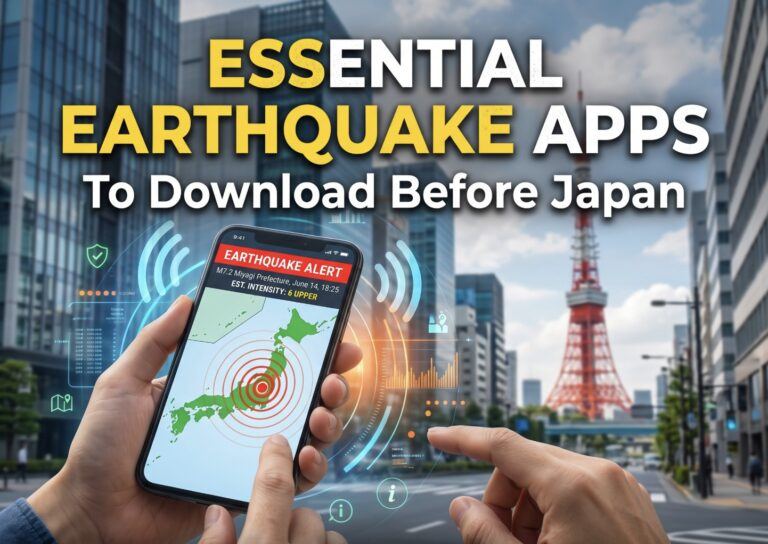 Essential Earthquake Apps to Download Before Japan