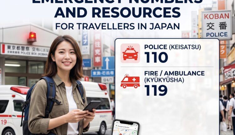 Emergency Numbers and Resources for Travellers in Japan