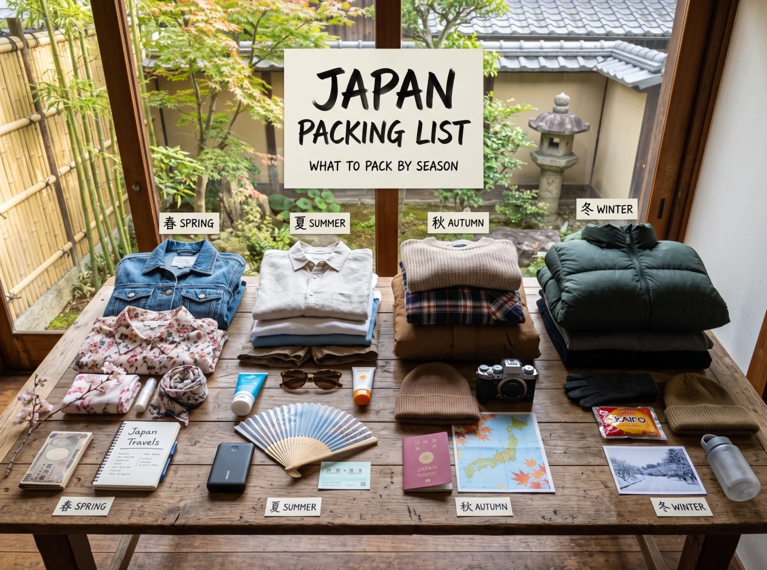 Japan Packing List: What To Pack By Season