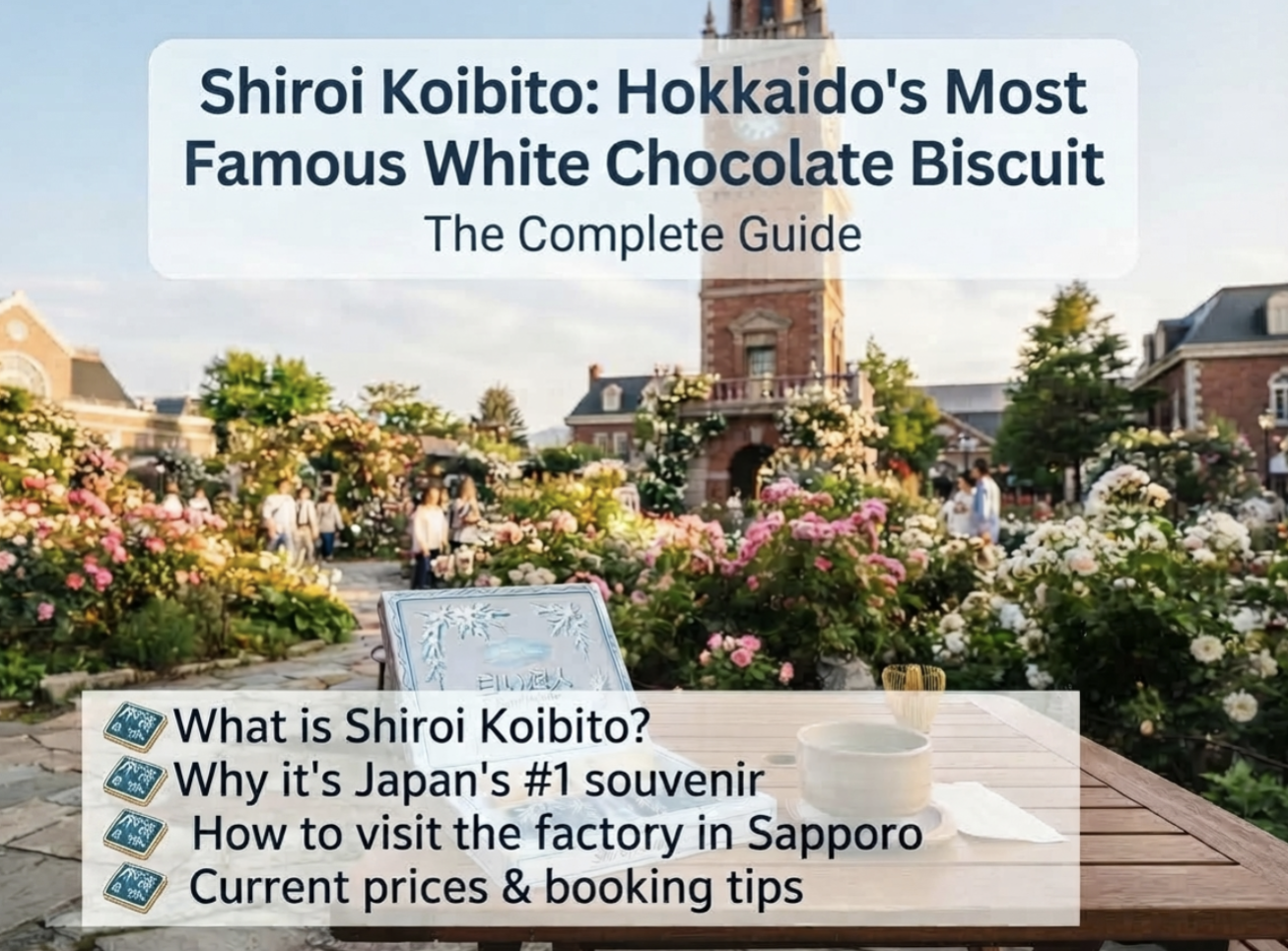 Shiroi Koibito Hokkaidos Most Famous White Chocolate Biscuit